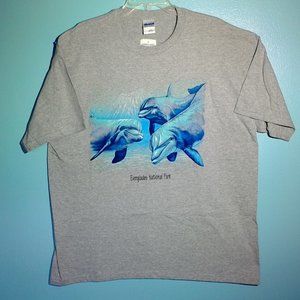 Gildan XL dolphin tee WITH TAGS.